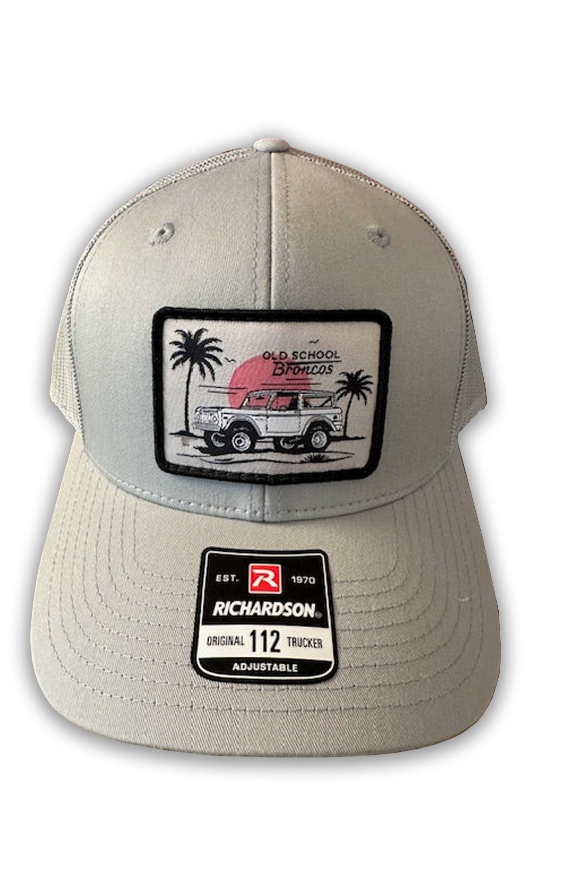 Old School Broncos Custom patch trucker hat