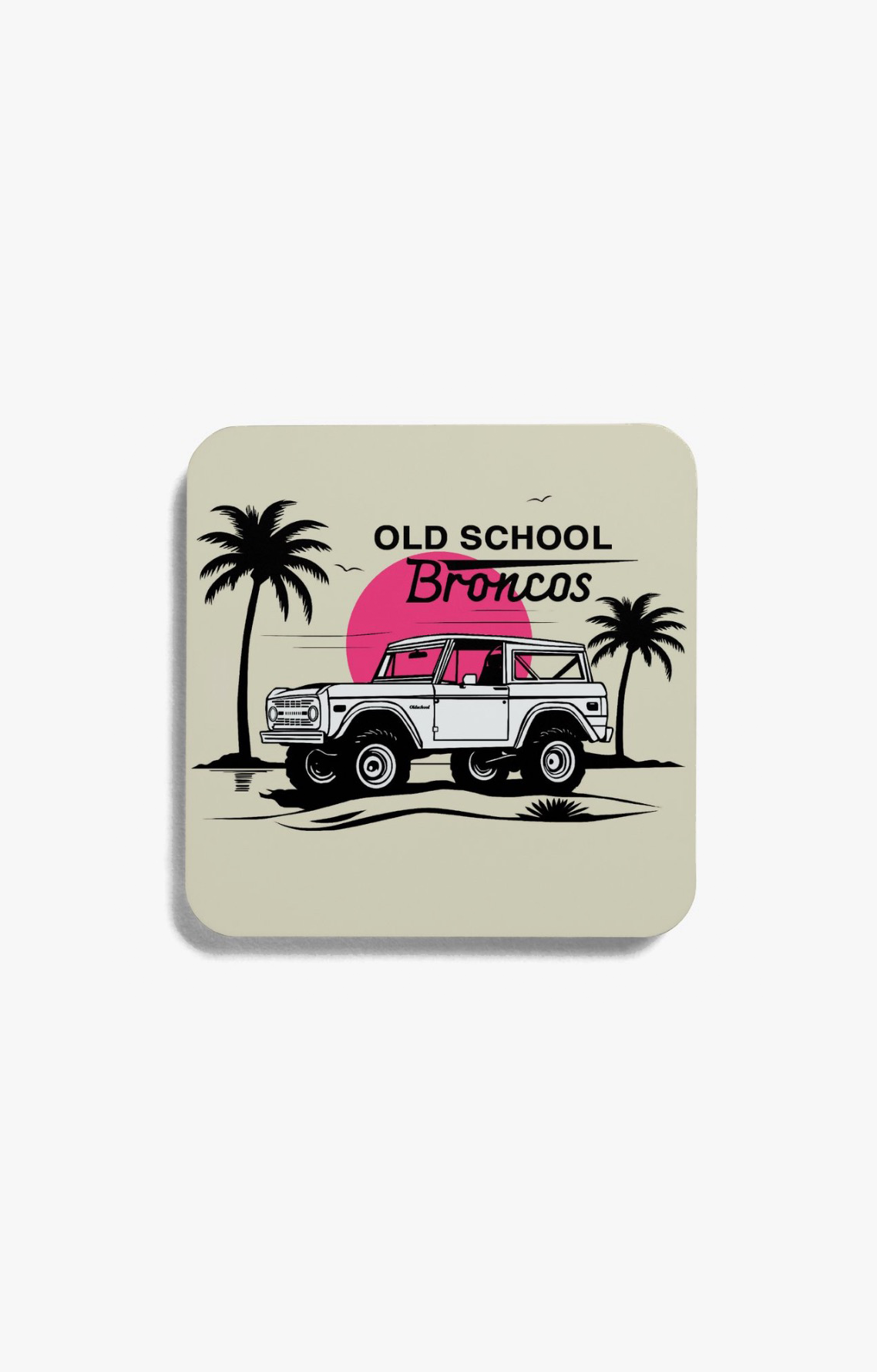 Old School Broncos Coasters