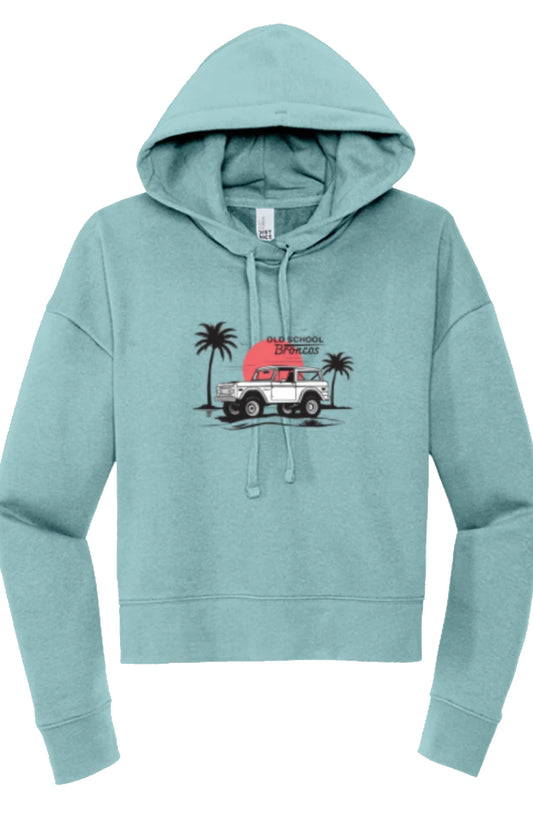 Women's District Brand Crop Hoodie