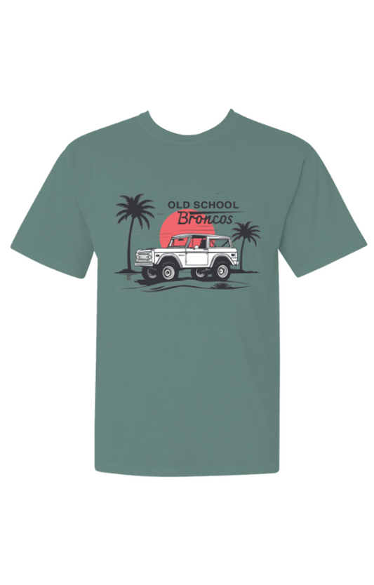 Comfort Colors Old School Broncos T Shirt