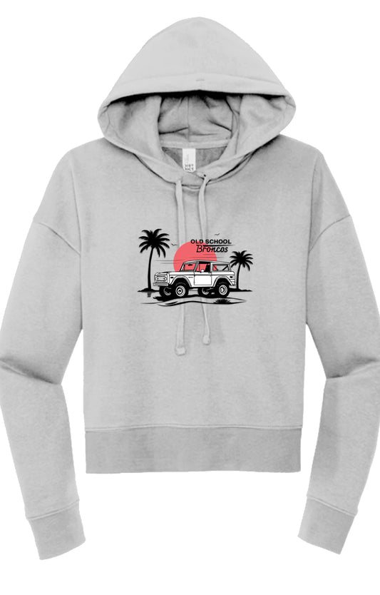 Women's District Brand Crop Hoodie