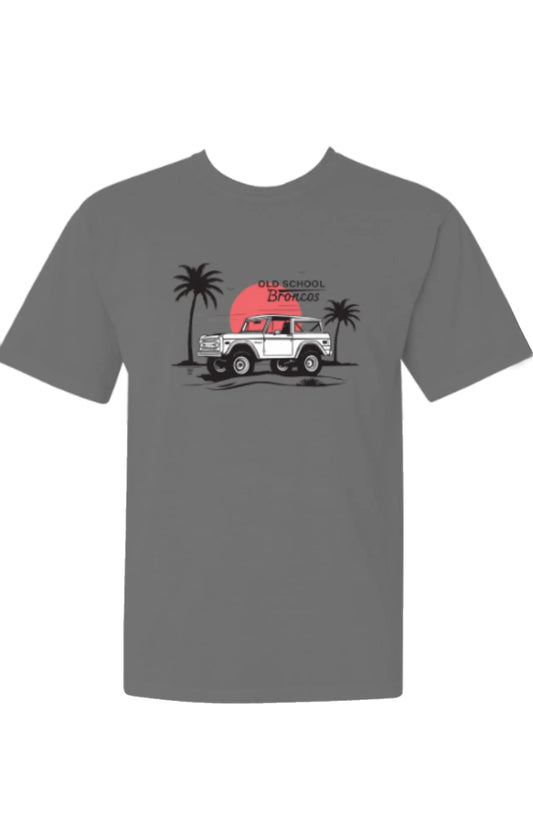 Comfort Colors Old School Broncos T Shirt