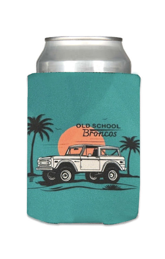 Old School Broncos Drink Koozie